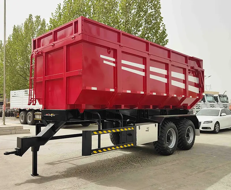 Mini Dump Full Drawbar Trailer-1