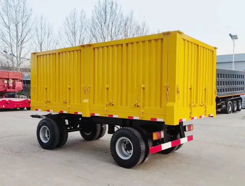 Side Wall Full Drawbar Trailer-1