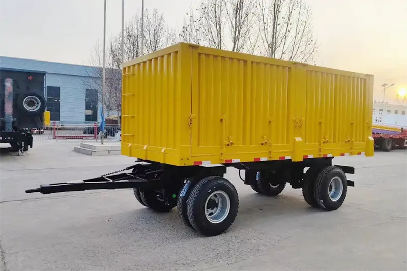 Side Wall Full Drawbar Trailer-3