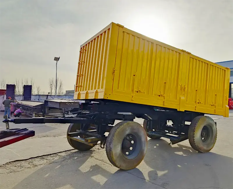 Side Wall Full Drawbar Trailer-4