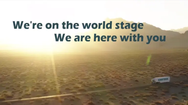 Sinotruk | We’re on the world stage We are here with you cover