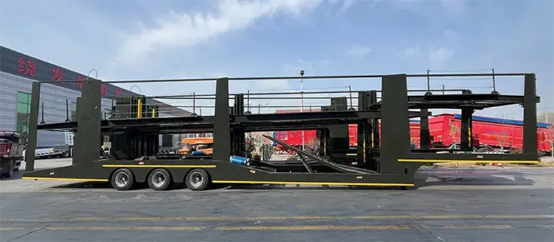semi car hauler trailer